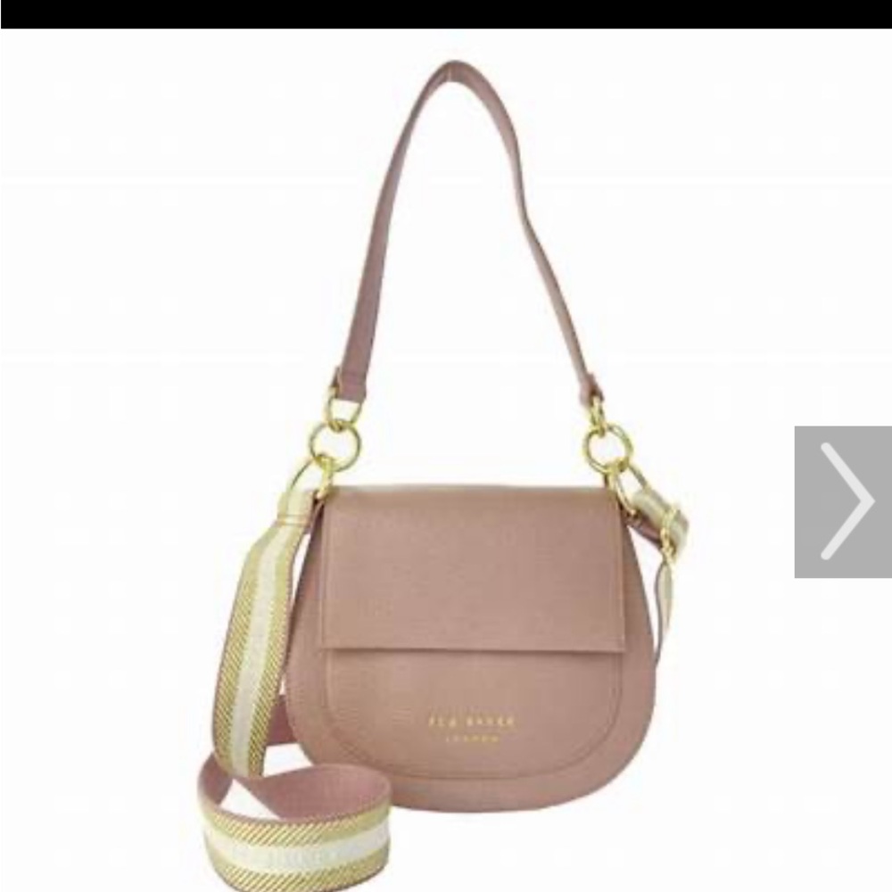 Ted Baker Amali blush Leather Shoulder Bag